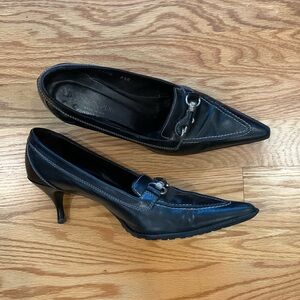 Pliner heeled loafers 6 1/2